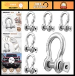 6 Pack 3/4" D-ring Shackles Galvanized Steel Screw Pin Anchor For Marine, Mini. Fixed Price $77.99.