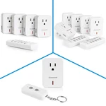 Dewenwils Remote Control Outlet Plug Wireless Off Power Switch White. Fixed Price $11.99.