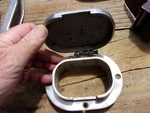 Used Marine Boat Anchor Line Hawser Hawspipe Spring Hinge Cap 5.5"X4". Fixed Price $45.00.
