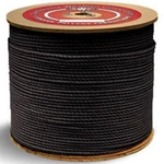 3-STRAND Polypropylene Rope, Black. Fixed Price $90.20.