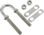 Stainless Boat Stern Bow Eye Tie Down U Bolt Dia- 3-1/2" Overall Length. Fixed Price $19.99.
