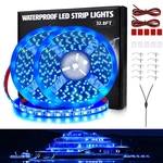 Yeenoon 32.8FT Rolls Waterproof Blue Led Boat Interior Navigation Lights. Fixed Price $57.45.