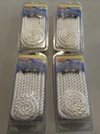 4 Marpac Premier 3/8" X 20' Double Braid Nylon Dock Line Boat Mooring Rope White. Fixed Price $35.99.