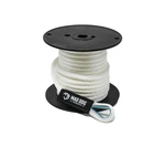 3/8" X 300' Solid Braid Nylon Anchor Line W/ Metal Thimble - White Made Usa. Fixed Price $119.99.