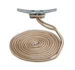 Sea Dog 302110020G/W-1 Gold/white 3/8" X 20' Double-braid Nylon Dock Line. Fixed Price $19.95.