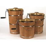 Lehman's Manual Ice Cream Maker - Your Own Homemade, Hand Crank Steel/oak. Fixed Price $636.02.