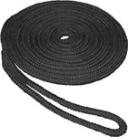 Seasense 3/8"X 15' Double Braid Multi Filament Marine Boat Dock Line - Black. Fixed Price $9.99.