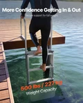 Vevor Retractable Dock Ladder, 4 Steps, Aluminum Alloy Pontoon Boat Swim. Fixed Price $185.90.