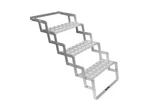 Extreme Max 1229.4552 18" Wide Alum Scissor Stairs W/easy Mount Bracket For Rv. Fixed Price $137.21.