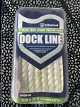 Attwood Dock Line White Nylon Twisted 1/2" X 15' #11706-7 Nos. Fixed Price $9.00.