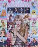 Taylor Swift "happy Birthday" 3PIECE Wall Hanging/banners-new- Rare-huge. Fixed Price $13.99.