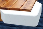 Taylor Made 18" X 3.25" White Eva Corner Mount Dock Cushion. Fixed Price $61.78.