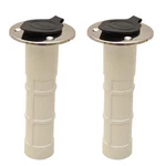 Afi 40039 Fishing Rod Holder Set Of (2) 8 3/4" Stainless White Marine Boat. Fixed Price $18.36.