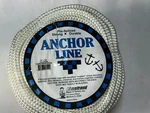 Aamstrand Anchor Line Double Braid Nylon 3/8" X 150' 28100 White. Fixed Price $39.99.