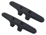 2PK Black Plastic Boat Cleats 4-1/2" Heavy Duty Open Base Valmar Marine. Fixed Price $8.99.