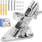 316 Stainless Steel Flag Pole Holder, Marine Grade Ultra Heavy Duty Mo. Fixed Price $59.32.
