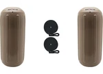 Extreme Max 3006.7479.2 Boattector Htm Inflatable Fender 2-PACK 8.5" 20", Sand. Fixed Price $95.72.
