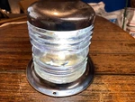 Vintage Perko Chrome, Glass Steaming, Bow Light New Led Wiring/bulb 10" Long. Fixed Price $159.00.