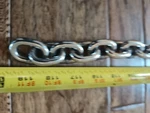 Stainless Steel Chain, Economy Industrial 304 5/16" (S660-08). Fixed Price $110.07.