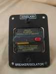 Lewmar *oem* 35 Amp Circuit Breaker With Panel. Fixed Price $140.00.