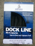 Super Strong Samson 1/2" X 10' Double Braid Nylon Black Dock Line, Spliced Eye. Fixed Price $27.00.