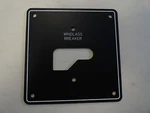 Windlass Anchor Breaker Plate 1715921 Aluminum 4 1/2" X Black Marine Boat. Fixed Price $6.48.