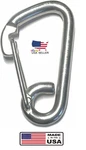 Stainless Steel 316 Spring Hook Carabiner 3/8" (10MM) Marine Grade Safety Clip. Fixed Price $12.49.