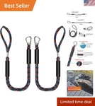 Heavy-duty 4FT Bungee Dock Lines With Floating Buoys Hassle-free Boat Tie Down. Fixed Price $55.99.