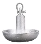 20 Lbs Seachoice Mushroom Anchor, Cast Iron, Aluminum-painted, Silver,., Boats. Fixed Price $49.49.