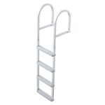 Removable Dock Ladder, 4 Steps, Aluminum Alloy Pontoon Boat Swim With No. Fixed Price $114.32.