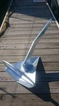 Marinenow Galvanized Shovel Scoop Style Anchor With Roll Bar (10 Kg 22 Lb). Fixed Price $199.99.