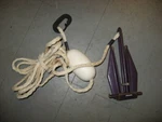 Atlantis Anchor With Rope, Floater, Clasp, Purple, 10" Long, Boat Kayak Pwc. Fixed Price $19.99.
