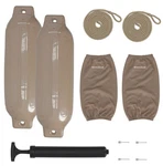 Rockville FEN285-SAND Boat Fender Package Bumpers 8.5"X27", Covers, Lines. Fixed Price $64.95.