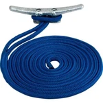 Sea-dog Double Braided Nylon Dock Line 3/8" X 15' Blue #302110015BL-1. Fixed Price $12.51.