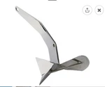 Steel Boat Anchor Deck Man 316-STAINLESS 16.5LBS/7.5KG. Fixed Price $175.00.