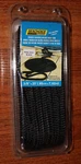 Seachoice Double Braided Nylon Dock Line 3/8"X25' Black #40321 New Box. Fixed Price $15.00.