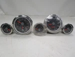 Faria Ranger Mph / Rpm Fuel Psi Volt Gauge (set Of 5) Silver Bezel Boat. Fixed Price $169.95.