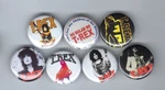 T-rex Marc Bolan Set Of 1" Pins Buttons Badges Punk Rock Glam 70S. Fixed Price $8.99.