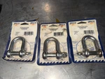 3 Sea Dog Ring Anchor Shackle Stainless Steel 7/16 Screw Clevis Pin 147012-1. Fixed Price $81.50.