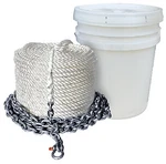 Seachoice 44561 Anchor Rode 1/2" X 150' 3-STRAND Nylon Rope 1/4" 10'. Fixed Price $269.99.
