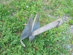 Marine Hooker M740 Fluke Style Galvanized Boat Anchor, Good Condition. Fixed Price $40.00.