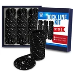 Heavy Duty 1/2" Marine Ropes Dock Reflective Kit-bow Lines For Boat.... Fixed Price $71.79.