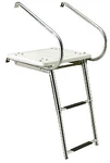 Seachoice Deluxe Universal Swim Platform With Slide Mount Telescoping Ladder. Fixed Price $383.35.
