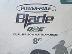 New Power Pole 8' Blade "one Pump" Series Blue Anchor Setup, Top Dealer!. Fixed Price $4799.99.