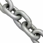 New 15 Mtrs Of 5MM Short Link Anchor Chain Galvanised Grade 30. Fixed Price $67.72.