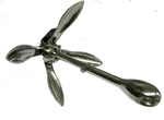 2.5KG Stainless Steel Marine Folding Grapnel Boat Sea Anchor Yacht Sand Chain. Fixed Price $133.95.