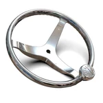 Lewmar Spoke 13.5" Stainless Steel Steering Wheel With Power-grip Knob. Fixed Price $156.05.