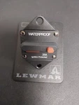 68000603 Lewmar Circuit Breaker W/panel. 25 Amp. Fixed Price $80.00.