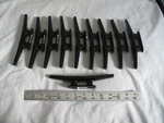 (10) New 8" Black Nylon Dock Cleats Open Base Marine Boat Anchor Tie Down. Fixed Price $40.90.