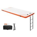 Inflatable Floating Dock 15X6FT Platform Mat With Ladder. Fixed Price $249.99.